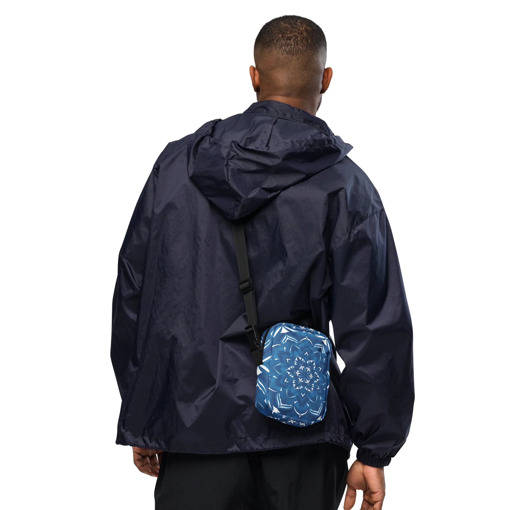 Vibrant Wanderlust sling bag - Blue