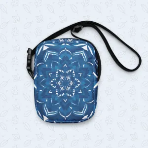 Vibrant Wanderlust sling bag - Blue