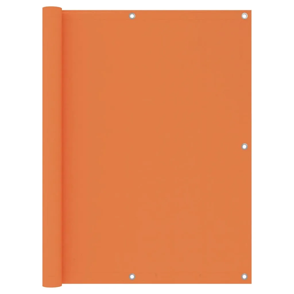 vidaXL Balcony Screen Orange 120x300 cm Oxford Fabric