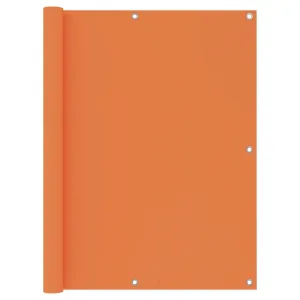 vidaXL Balcony Screen Orange 120x300 cm Oxford Fabric