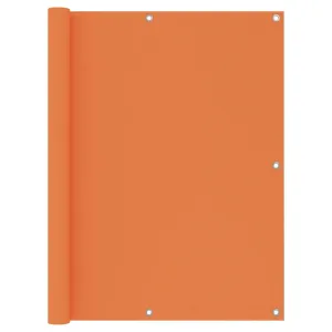 vidaXL Balcony Screen Orange 120x400 cm Oxford Fabric
