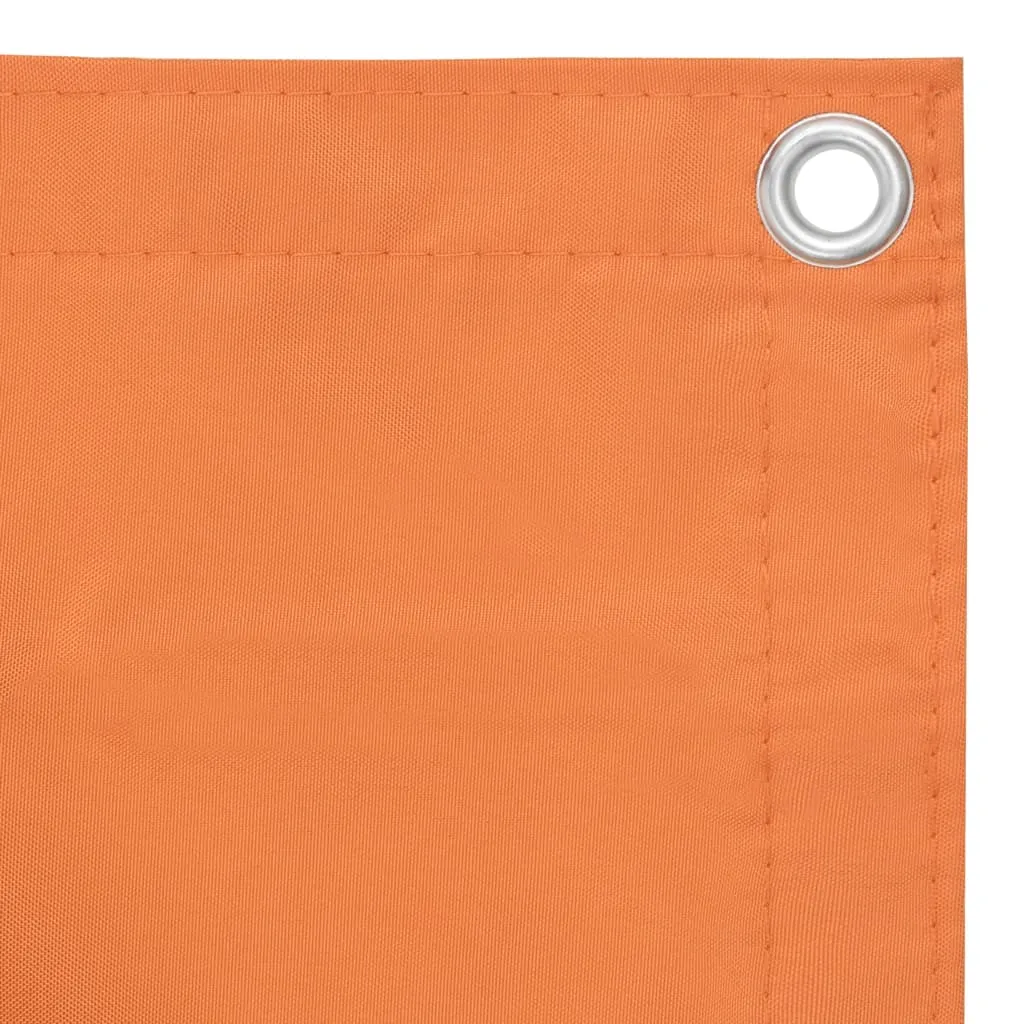 vidaXL Balcony Screen Orange 120x400 cm Oxford Fabric