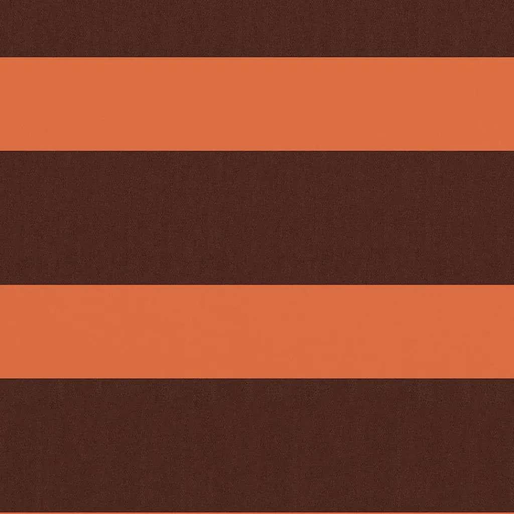 vidaXL Balcony Screen Orange and Brown 120x500 cm Oxford Fabric