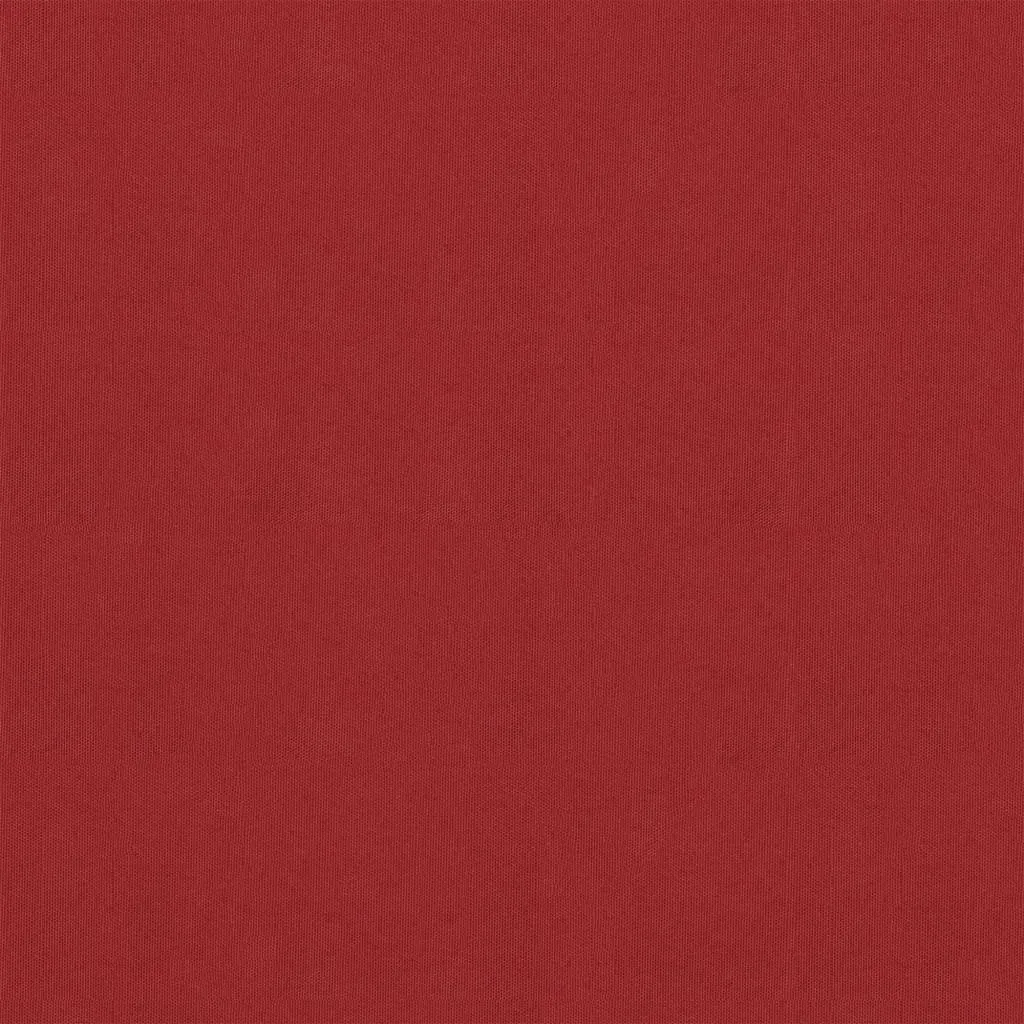 vidaXL Balcony Screen Red 120x500 cm Oxford Fabric