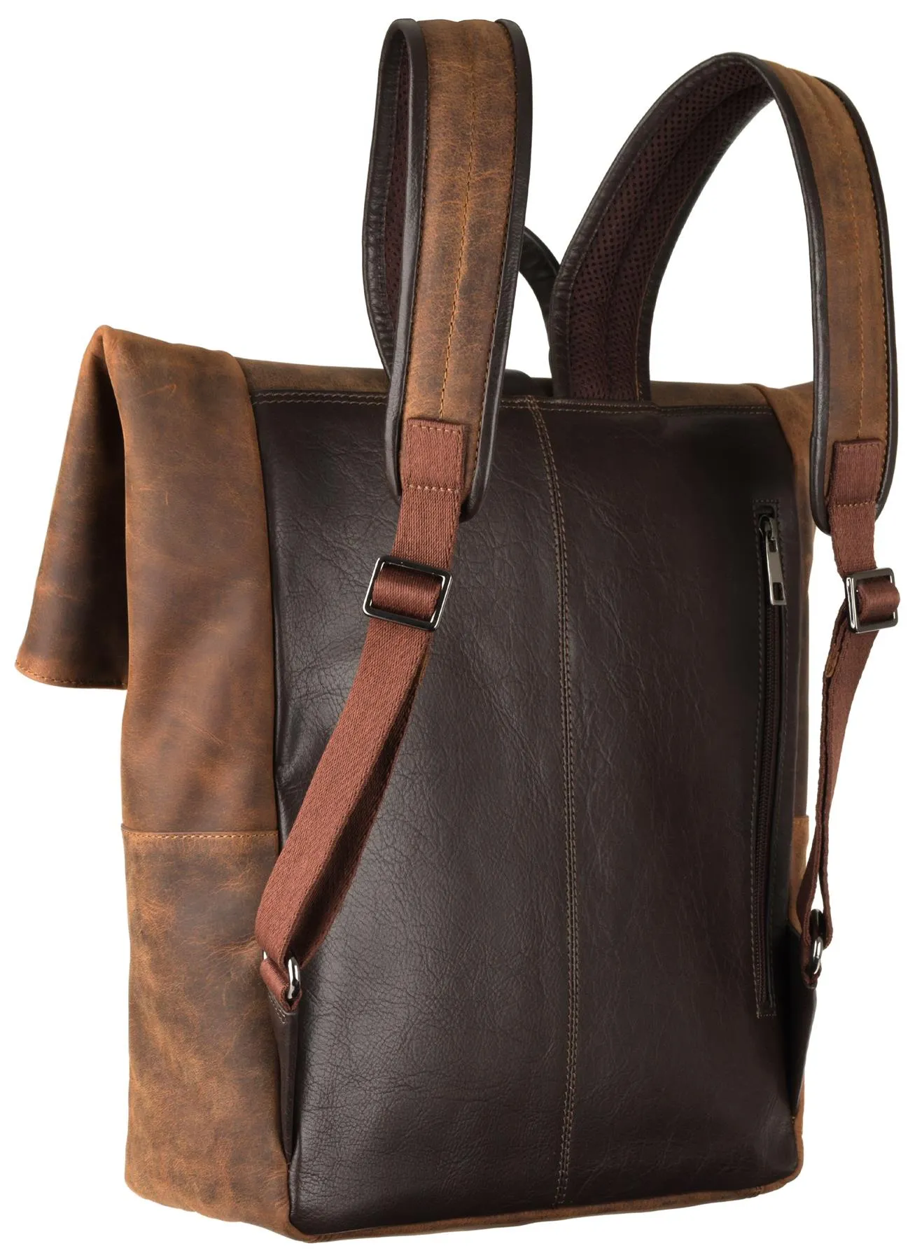 Visconti Large Leather Fold Over Backpack / Business Bag TC90