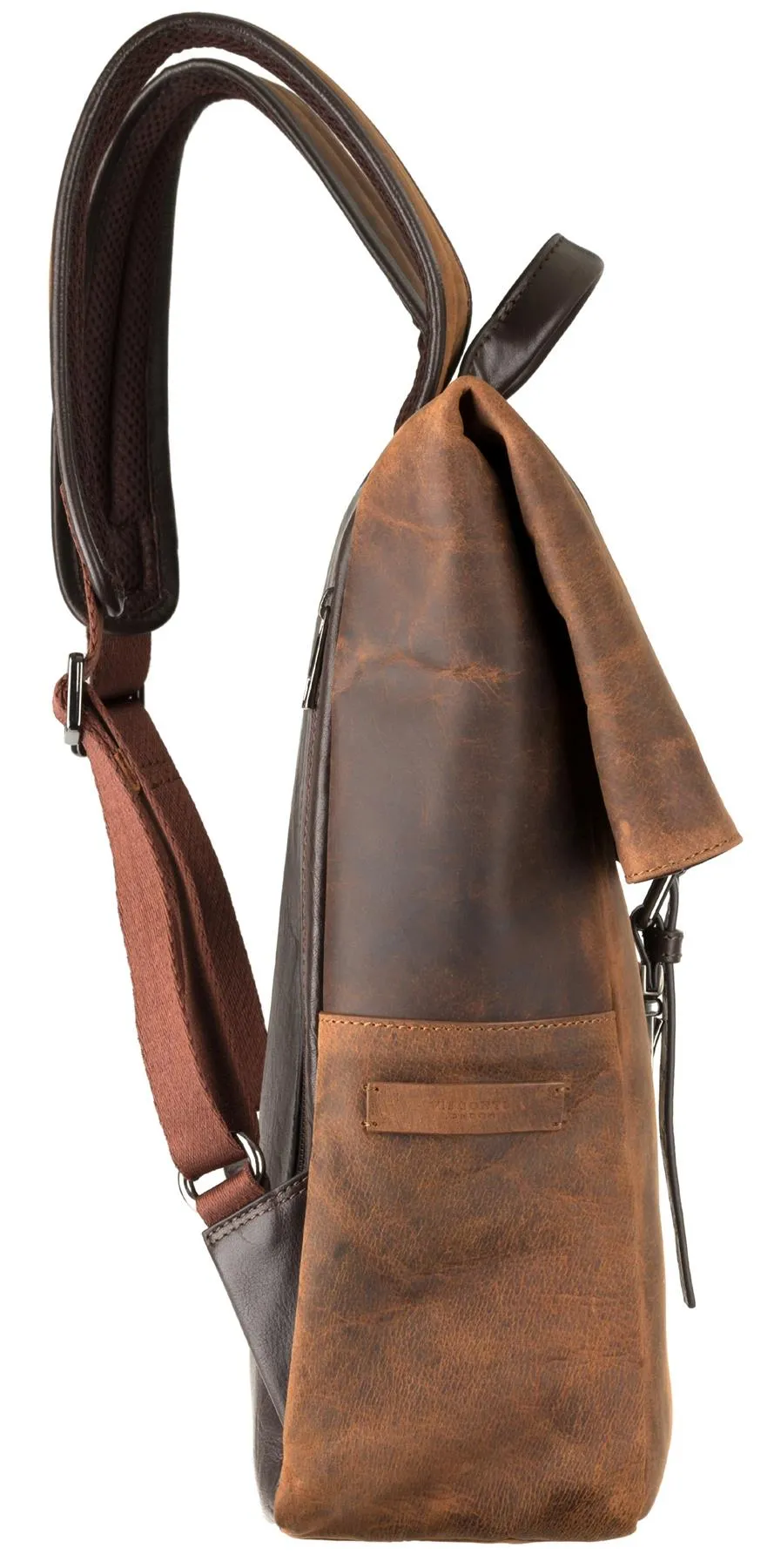 Visconti Large Leather Fold Over Backpack / Business Bag TC90