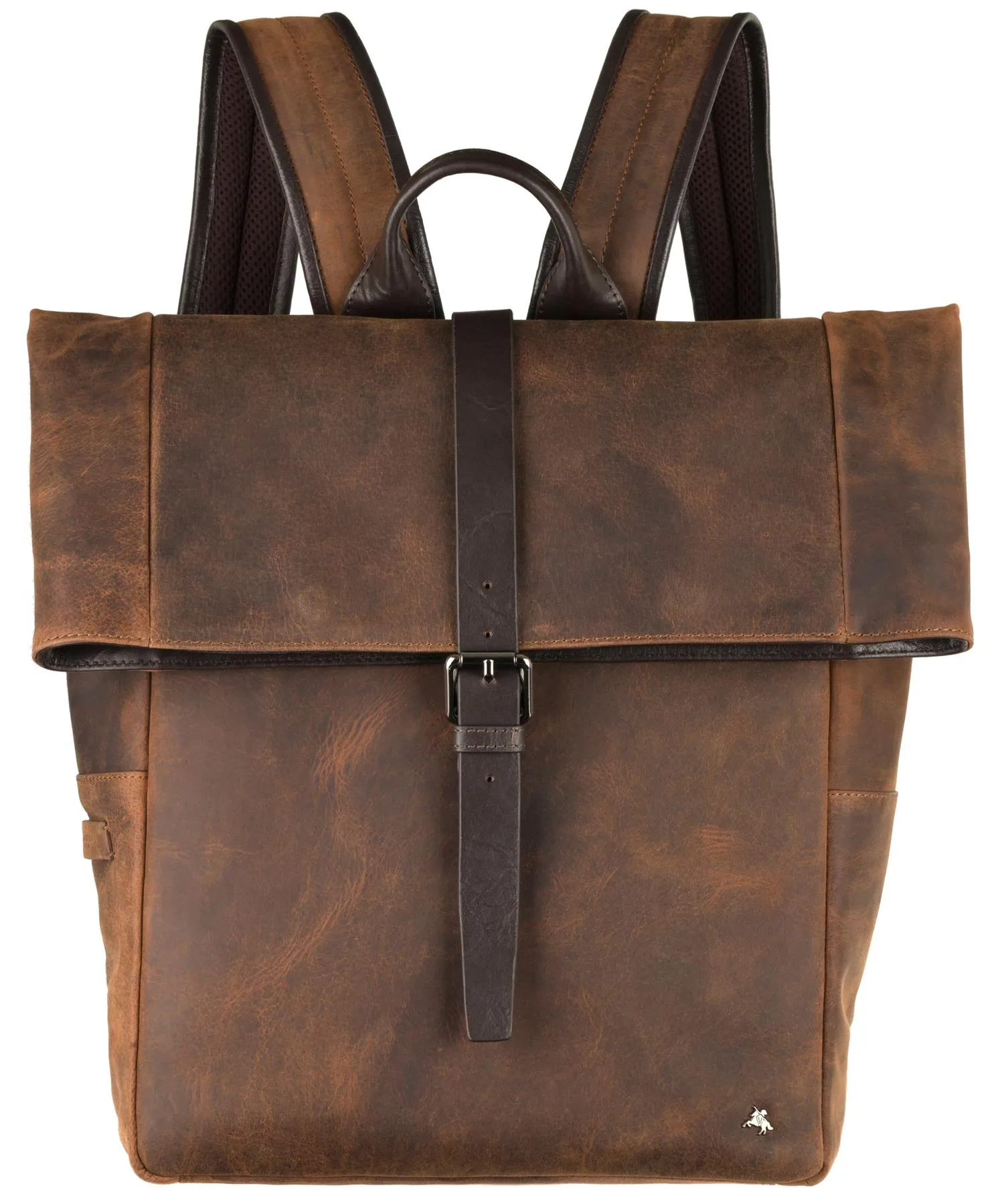 Visconti Large Leather Fold Over Backpack / Business Bag TC90