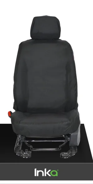 VW T6 Kombi 2nd Row Tip Seat Offside INKA Tailored Waterproof Seat Cover GREY MY-2016 