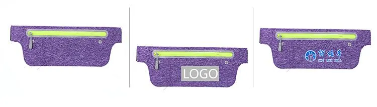 Waterproof Waist Bag with Neon Zipper