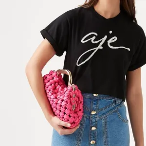 Weave Micro Clutch | Pink