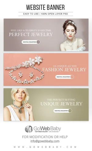 Website Banners - Unique Jewelery For Website Marketing