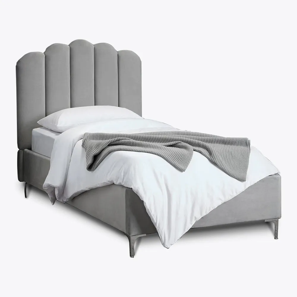 Willow Single Bed Silver