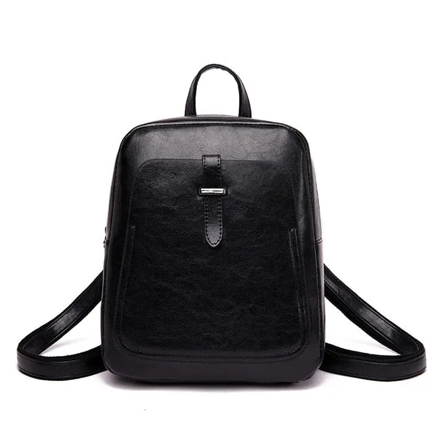 Women Backpacks Bags Leather Backpack Small Backpack Korean Fashion Bag Leisure PU Shoulder Bag Female Student Bag