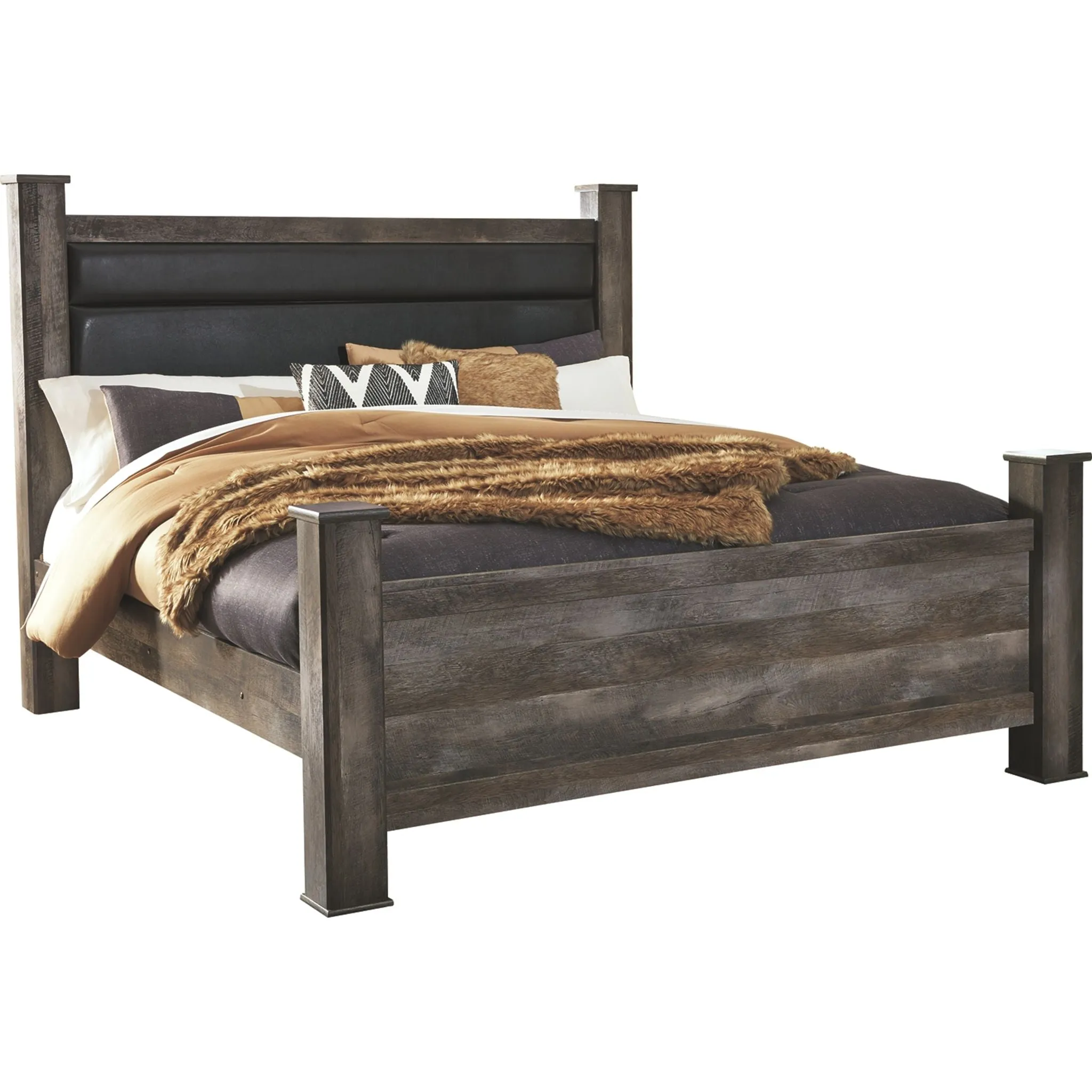 Wynnlow Poster Bed - Gray
