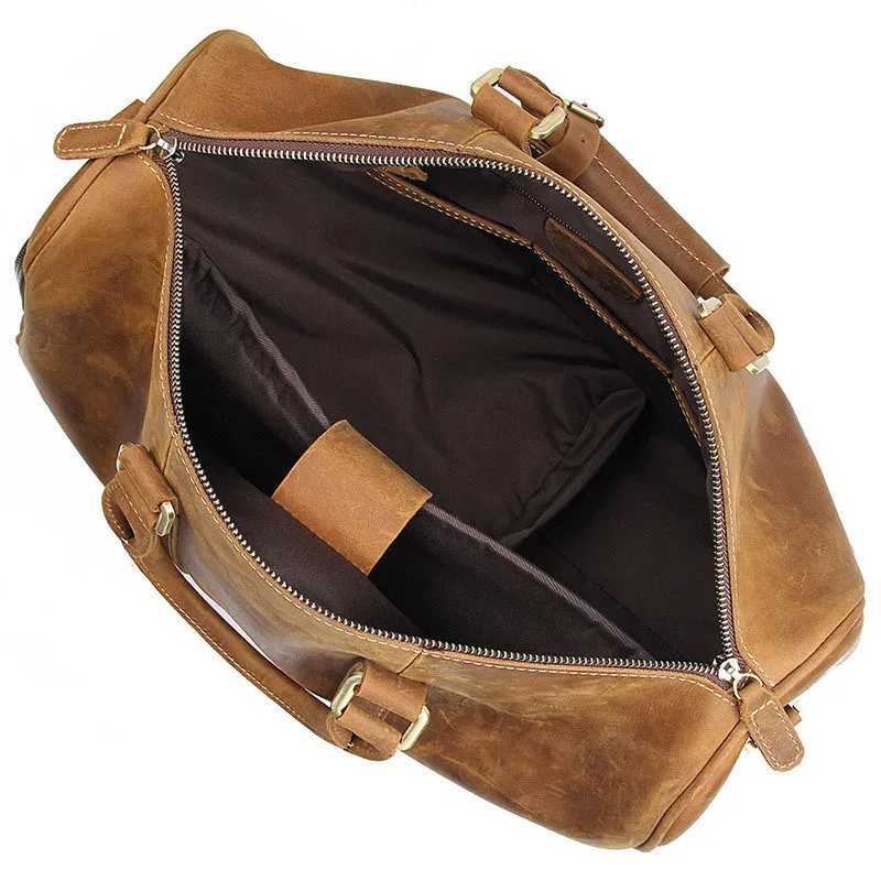 YAAGLE Men's Large Capacity Travel Bucket Handbag Tote YGX7077L