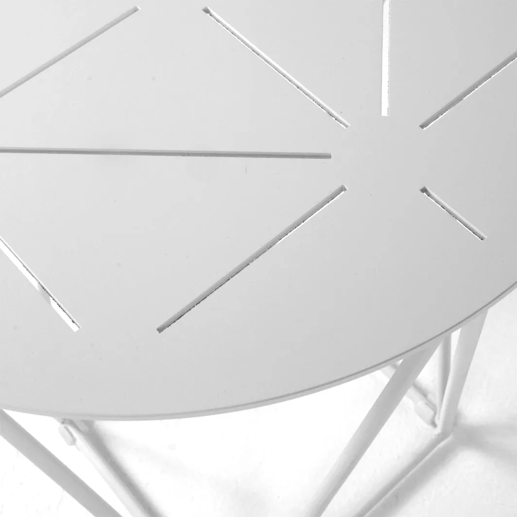 Zig Zag Aluminium Side Table