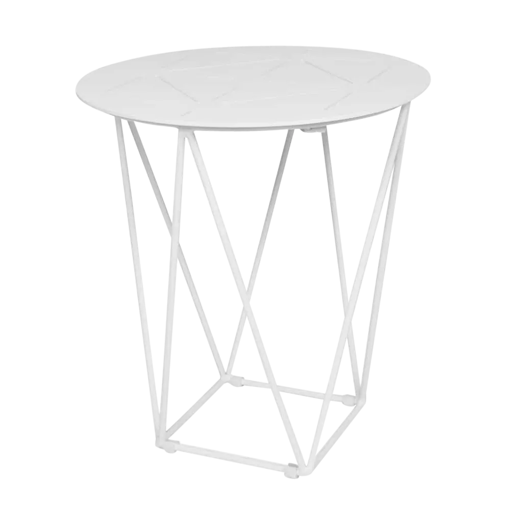 Zig Zag Aluminium Side Table