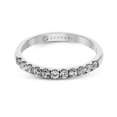 ZR29SPWB Wedding Band in 14k Gold with Diamonds