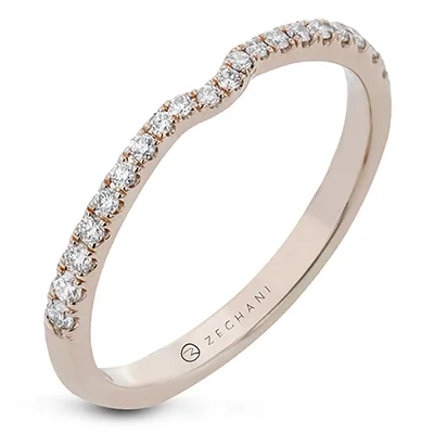 ZR752 Engagement Ring in 14k Gold with Diamonds